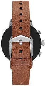 Resim Fossil Kadın Gen 4 Venture HR Paslanmaz Çelik Dokunmatik Ekranlı Akıllı Saat, Nabız, GPS, NFC ve Akıllı Telefon Bildirimleri, Gümüş/Kahverengi, Womens Standard, FTW6014 