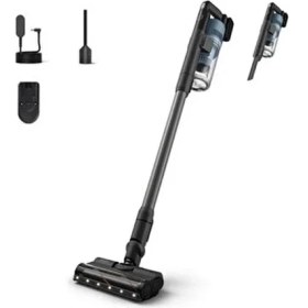 Resim Philips XC6450/10 Kablosuz Dikey Süpürge Siyah Renkli Şarjlı ve Güçlü Emiş Teknolojisi 