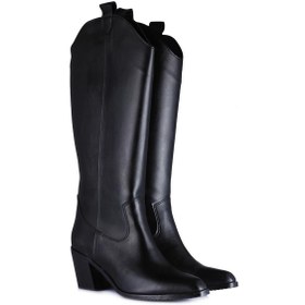 Resim 37Numara BÜYÜK NUMARA KADIN ÇİZME 41-42-43-44- SİYAH 