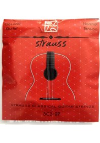Resim Strauss SCS-27 Klasik Gitar Teli Takım Normal Tension 