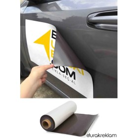 Resim DRK PRINT Logo Baskılı Araç Magnet 