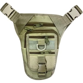 Resim Genel Markalar Özel Bölmeli Bel ve Bacak Çantası (Bej) 