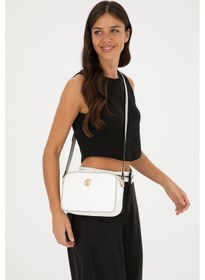 Resim U.S. Polo Assn. Kadın Beyaz Çapraz Çanta 50293694-VR013 