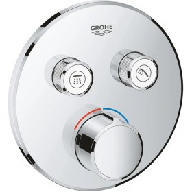 Resim Grohe Smartcontrol Çift Valfli Akış Kontrollü Ankastre Duş Bataryası 29145000 Krom 