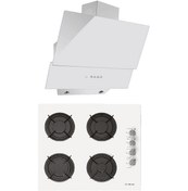 Resim Alveus Pure GLS 640 - MOD 3000 Beyaz Ankastre Set 