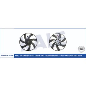 Resim Fan Motoru Davlumbazli Sag Seat Cordoba Ibiza 2 3 504645175 