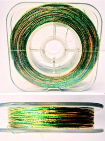 Resim Eagenset Hazır Çapari Kombini Boru Sim Ultraviyole Uv Neon Koyu Yeşil - Turuncu Makarada 