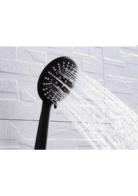 Resim Duş Başlığı Siyah 3 Fonksiyonlu Slim Duş Başlığı Diğer 