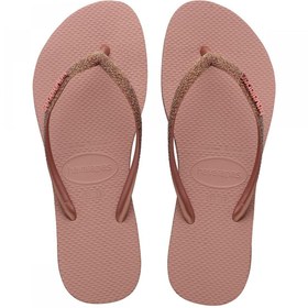 Resim Havaianas Slim Sparkle II FC Kadın Parmak Arası Terlik 4146937-3544 - Pembe / 41-42 