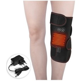 Resim Taşınabilir Masajlı Isıtmalı Diz Sarma Desteği Isıtmalı Kızılötesi Ped Kayışı Diz Desteği İngiltere/abd/ab Adaptörü İle Çok Renkli Çok Renkli 