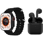 Resim GoMarkt Watch 8 Ultra Akıllı Saat T800 Ultra Smart Watch Ve Pro 5 Bluetooth Kulaklık Tüm Telefonlarla Uyumlu 