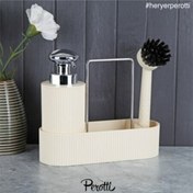 Resim PEROTTİ MUTFAK SETİ SİLVER OVAL KREM LISBONE 13185 