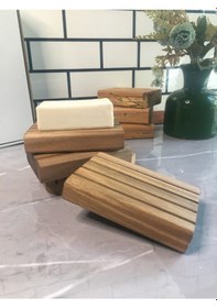 Resim Ceviz Ağacı Ahşap Sabunluk 