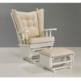 Resim Meltem Kids Sallanır Emzirme Dinlenme Koltuğu Sallanan Sandalye Sallanan Koltuk + Markiz (beyaz-krem (2008)) 