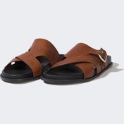 Resim DeFacto Erkek Düz Taban Çift Bantlı Suni Deri Terlik E6250AX25HSBN471 