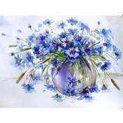 Resim Lacivert Diy 5d Elmas Boyama Kahve Fincanı Elmas Nakış Kahve Çekirdekleri Mutfak Mozaik Manzara 40x50cm 