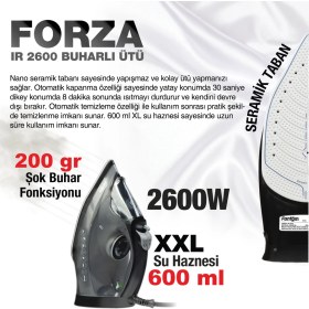 Resim Fantom Forza Ir 2600 Buharlı Ütü 