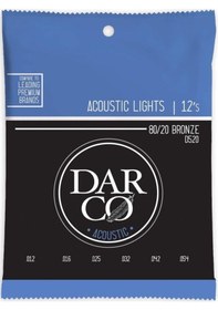 Resim Martin Co Darco D520 80/20 Bronze Akustik Gitar Teli, Light 12-54 