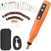 Resim Springsun Usb Şarjlı 5 Hızlı Taşınabilir Döner Alet Seti - Çoklu Aksesuarlı Kesme, Zımpara, Gravür Ve Dıy İşleri 