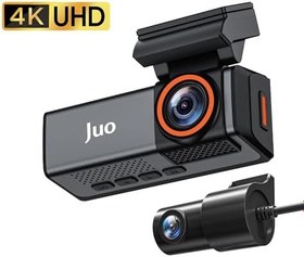 Resim Juo C20 4K UHD Ön + FHD Arka 2 Kameralı WiFi GPS HDR Araç Kamerası 3.4" IPS Ekranlı 170 Derece Geniş Açı Gece Görüş 