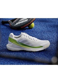 Resim Adidas Crazyquick Boost Padel W Unisex Tenis Ayakkabısı Jp7228 Beyaz Beyaz 