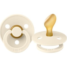 Resim Bibs Colour Anatomik Kauçuk Emzik No:1 Ivory 0-6 Ay Ekru 