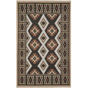 Resim MarkaEv Marla Kara Tezgah Punch Halı 9003 - 150x230 cm 