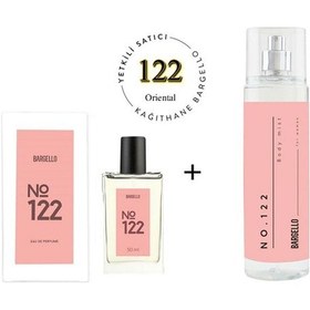 Resim Bargello 122 Kadın Parfüm EDP 50 ML No:122 Kadın Edt Body Mist 210 Ml - Mn Diğer 