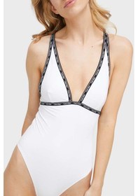 Resim Calvin Klein Bayan Mayo Kw0kw02075 Ycd Beyaz 