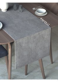 Resim Gümüş Grisi Kadife Dokulu Runner Dream Series 40 X 140 Gümüş Grisi 