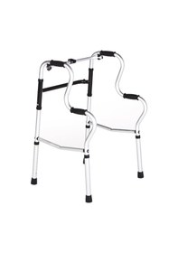 Resim Kademeli Walker İthal Aluminyum Hareketli Yürüteç Yetişkin Yürüme 