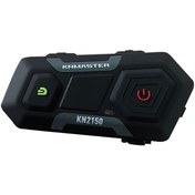 Resim Knmaster Kn2150 Motosiklet Kask Interkom Bluetooth Intercom Kulaklık Seti Gri Hediye Seti 