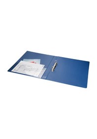 Resim Evrak Sunum Klasörü A4 Pvc 3 Cm 2 Halkalı 200 Yaprak 27x32 Cm Mavi 