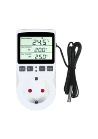 Resim Xindoker Akıllı Termostatlı Priz - Isıtma/soğutma Modlu 16a 3680w Avrupa Fişli 