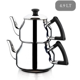 Resim Marmaris K-316 Mega Boy Çaydanlık Siyah 