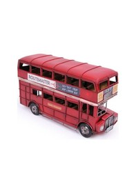 Resim Dekoratif Metal Londra Şehir Otobüsü 32 Cm 
