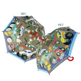 Resim Floss Rock Cars Unisex Çocuk Kahverengi Şemsiye 