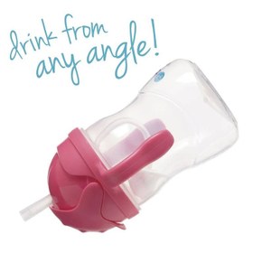 Resim Bbox Tıklama Uçlu Kilitli Alıştırma Bardağı 240ml +6 Ay Pembe 