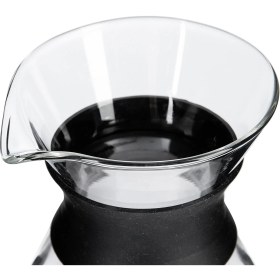 Resim Jumbo Borasilikat 400 ml Cam Kahve Demleme Ekipmanı 