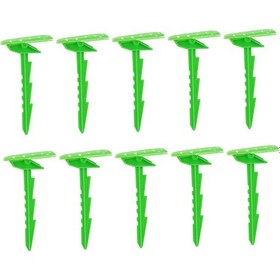 Resim Suntek 10 Adet Plaj Havlusu Klipsi, Havuz Kenarı Dinlenme Yeşil 