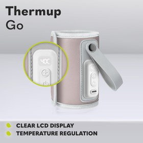 Resim Thermup Go Taşınabilir Biberon Isıtıcısı, USB Şarj, 24 Saat Isı Koruma 