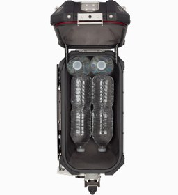 Resim Ridekit Aksesuarlı Alüminyum Motosiklet Yan Çanta Seti (Sidecase) – 35 LT + 35 LT 