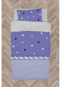 Resim Mekta Home Bebek Ve Çocuk Odası Yıldızlı Ve Halat Desenli Nevresim Takımı 