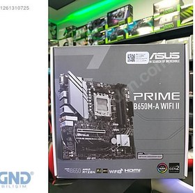 Resim Asus Prime B650M-A Wi-Fi II AMD AM5 DDR5 Micro ATX - GND Bilişim 