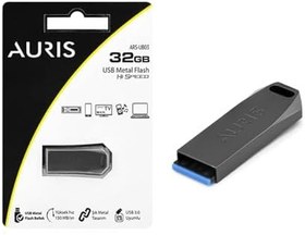 Resim USB 3,0 Metal Flash Bellek Siyah Harici Depolama Alanı Bellek Depolama Sürücüsü Flash Disk (32, GB) 