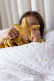 Resim My Star Organik Pamuk 2 Katlı Müslin Uyku Arkadaşı Hardal - hardal / Standart 