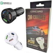 Resim Genel Markalar 7a Qc 3 Usb Hızlı Araç Şarj Cihazı Concord C-769 