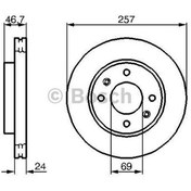 Resim Hyundai Elantra 2000-2006 Ön Fren Diski 