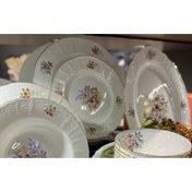 Resim ROY KING Pink Garden 62 Parça Yemek Takımı 