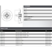 Resim Delphi ARKA FREN AYNASI (DISKI) ADET GRANDE SCENIC II 04 (RULMANLI) 